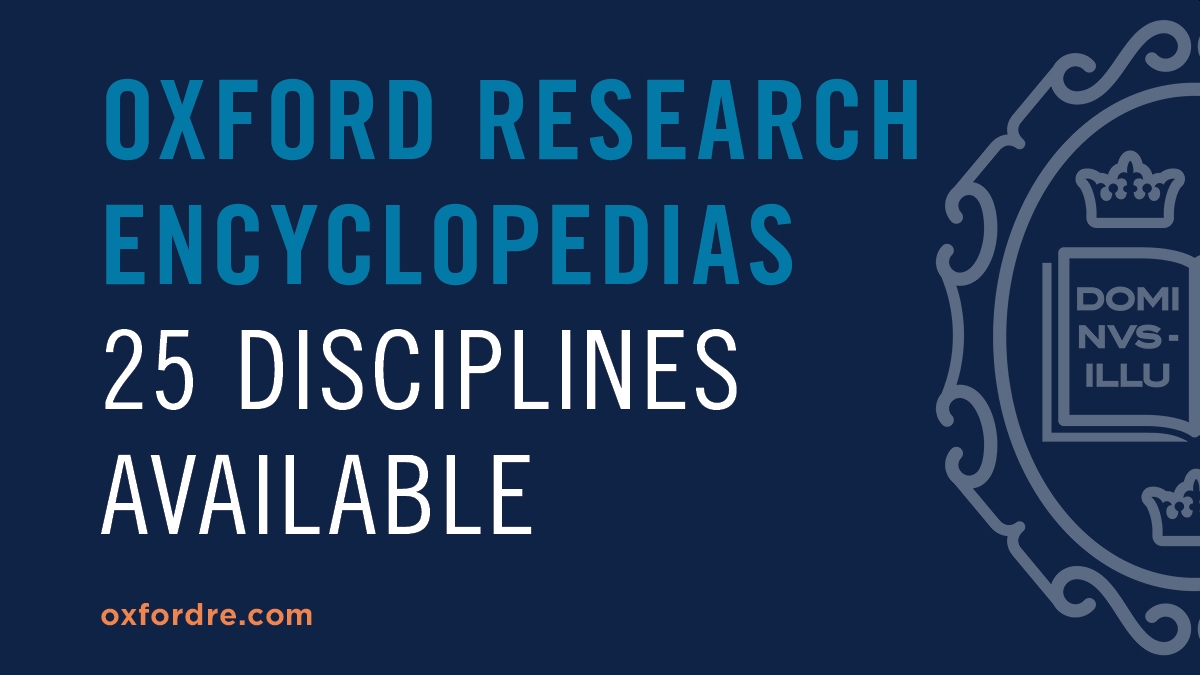 Oxford Research Encyclopedias /Oxford University Press/ | Óbudai ...